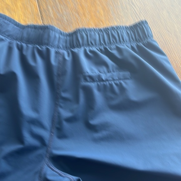 ZYIA Active stretch fabric pants dude pockets elastic waistband blue color - Picture 10 of 12